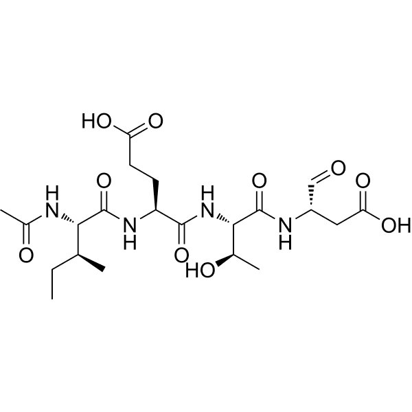 Ac-IETD-CHO Structure