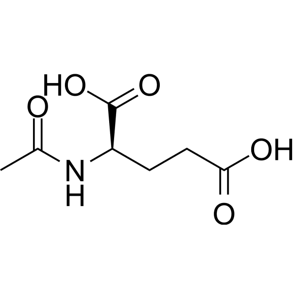 Ac-D-Glu-OH Structure