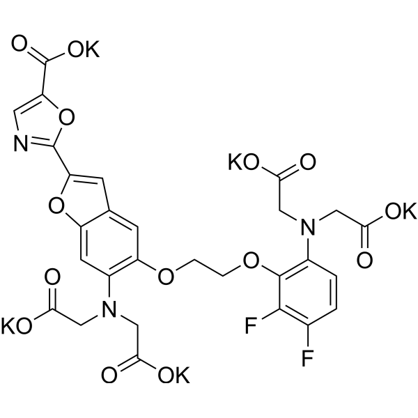 Fura-FF pentapotassium Structure