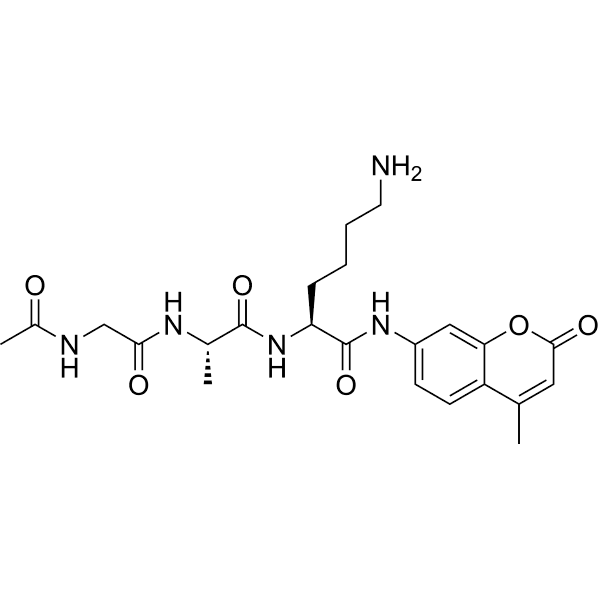 Ac-GAK-AMC Structure