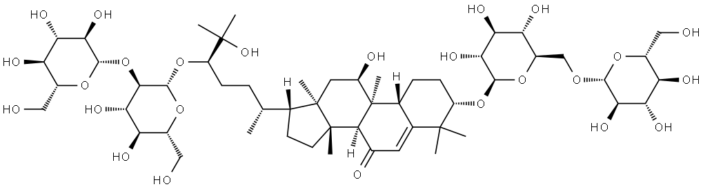 7-Oxo-mogroside IV Structure
