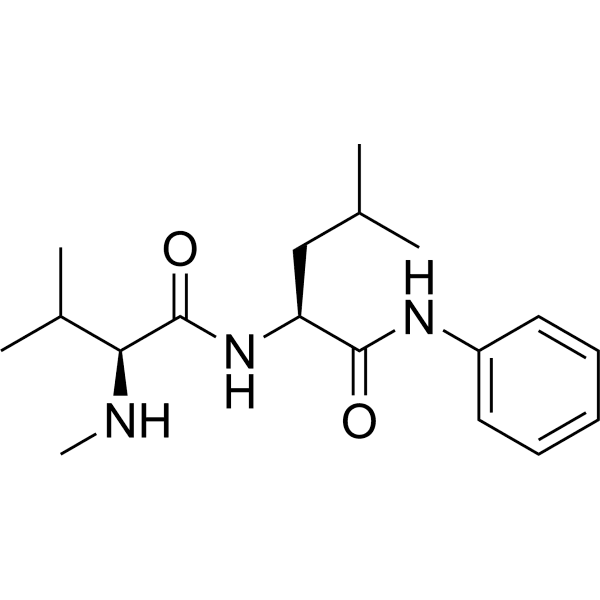 N-Me-Val-Leu-anilide Structure