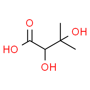 (2R)-2,3-dihydroxy-3-methylbutanoic acid  Structure