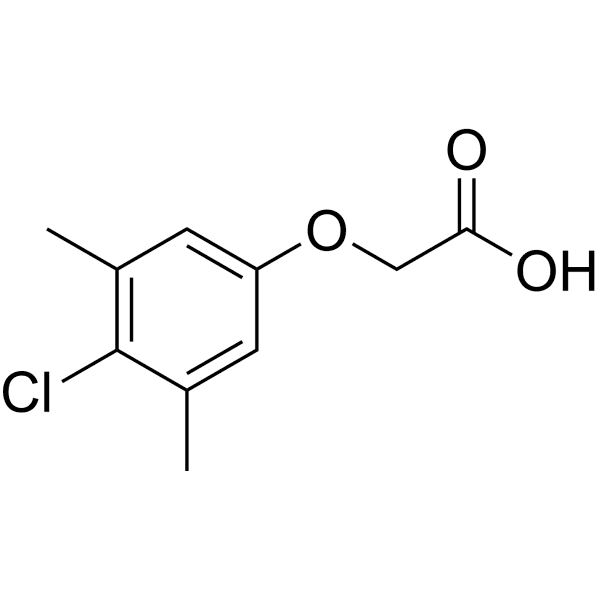 4-Chloro-3,5-dimethylphenoxyacetic acid  Structure