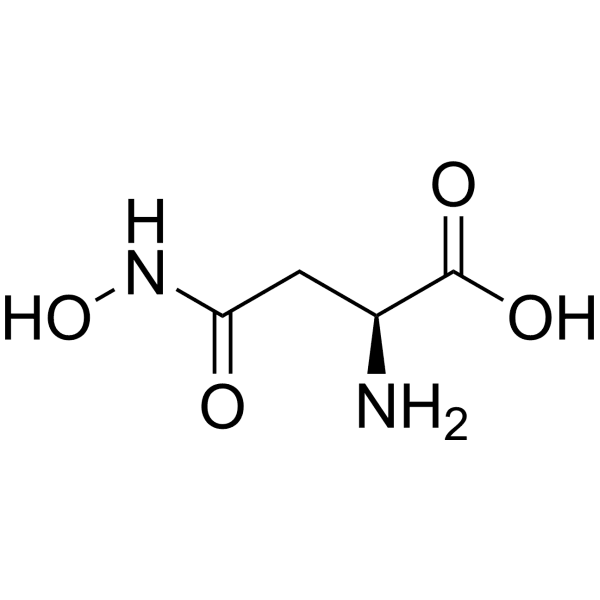L-Aspartic acid β-hydroxamate Structure