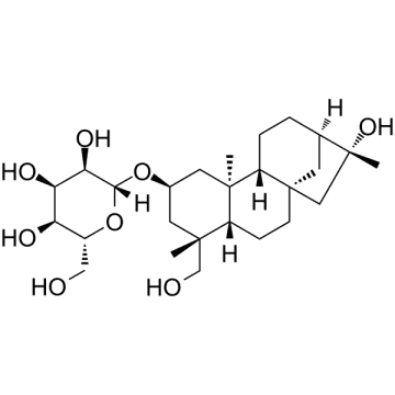 2,16,19-Kauranetriol 2-O-β-D-allopyranoside Structure
