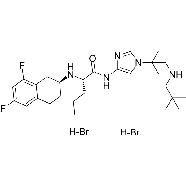 Nirogacestat dihydrobromide Structure