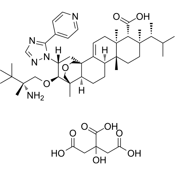 Ibrexafungerp citrate Structure