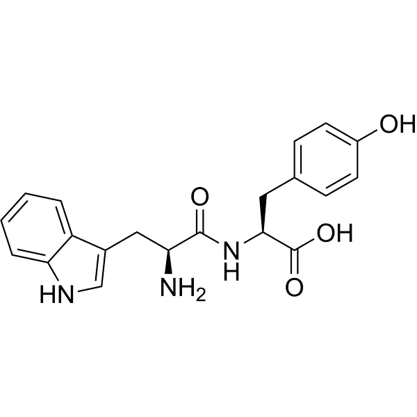 H-Trp-Tyr-OH Structure
