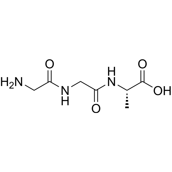 Glycylglycylalanine Structure