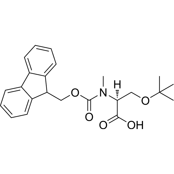 Fmoc-N-Me-Ser(tBu)-OH Structure