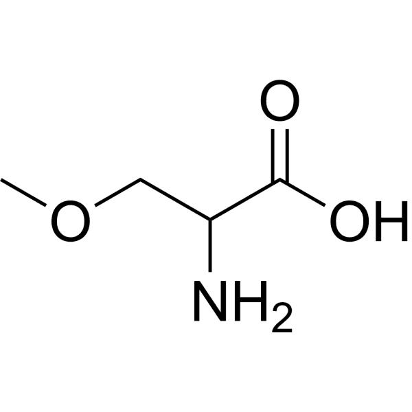 2-Amino-3-methoxypropanoic acid Structure