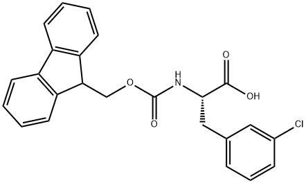 Fmoc-3-Chloro-L-phenylalanine Structure