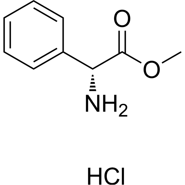 H-D-Phg-OMe.HCl Structure