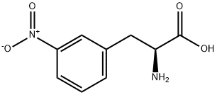 (S)-2-Amino-3-(3-nitrophenyl)propanoic acid Structure