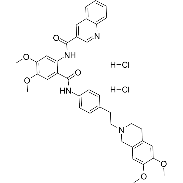 Tariquidar dihydrochloride Structure