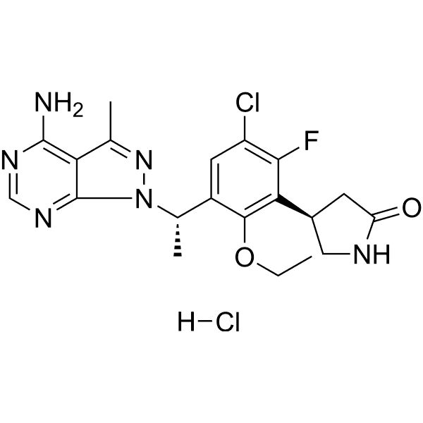 Parsaclisib hydrochloride Structure