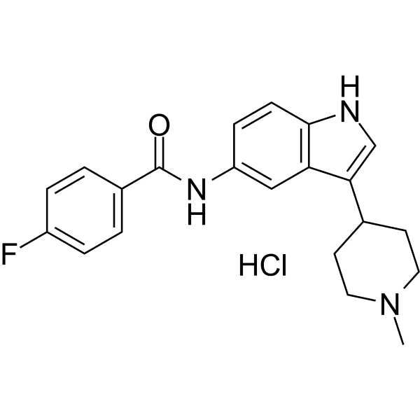 LY334370 hydrochloride  Structure