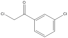 2,3'-Dichloroacetophenone Structure