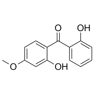 2,2′-Dihydroxy-4-methoxybenzophenone Structure