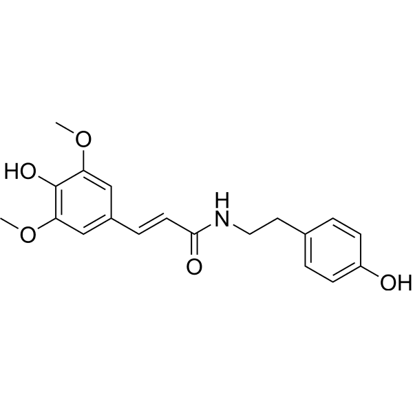 N-trans-Sinapoyltyramine Structure