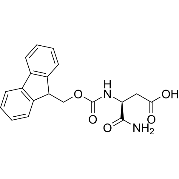 Fmoc-Asp-NH2  Structure