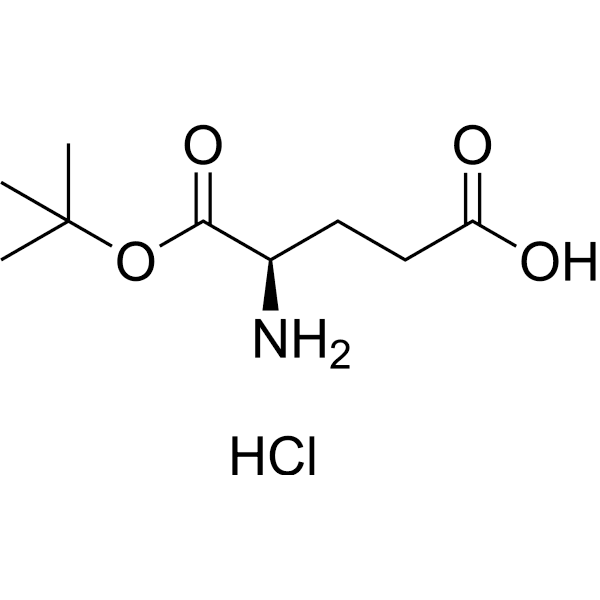 H-D-Glu-OtBu hydrochloride Structure