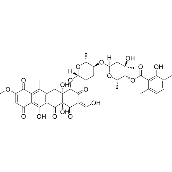 Polyketomycin  Structure
