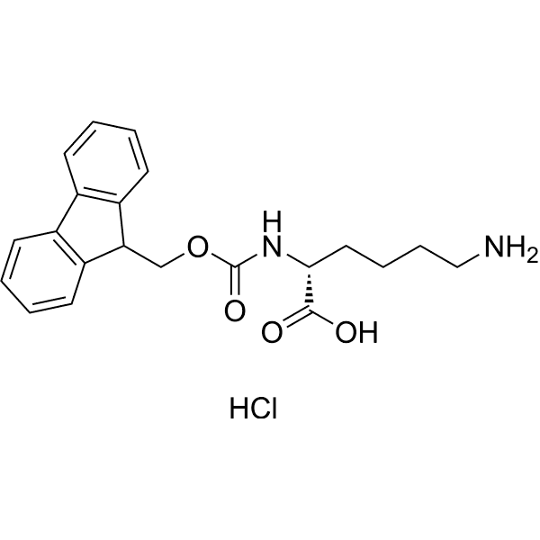 Fmoc-D-Lys-OH.HCl Structure