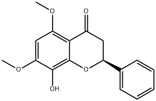 8-Hydroxy-5,7-dimethoxyflavanone Structure
