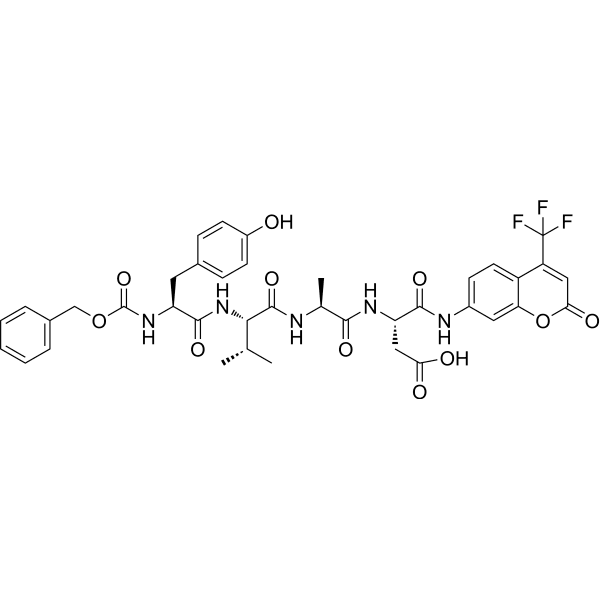 Z-YVAD-AFC Structure