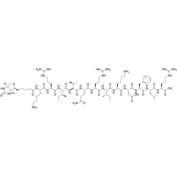 Biotinyl-KR-12 (human) Structure