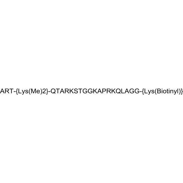 (Lys(Me)24)-Histone H3 (1-21)-Gly-Gly-Lys(biotinyl) Structure