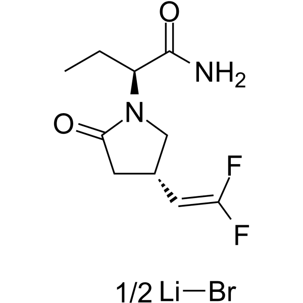 Seletracetam lithium bromide Structure