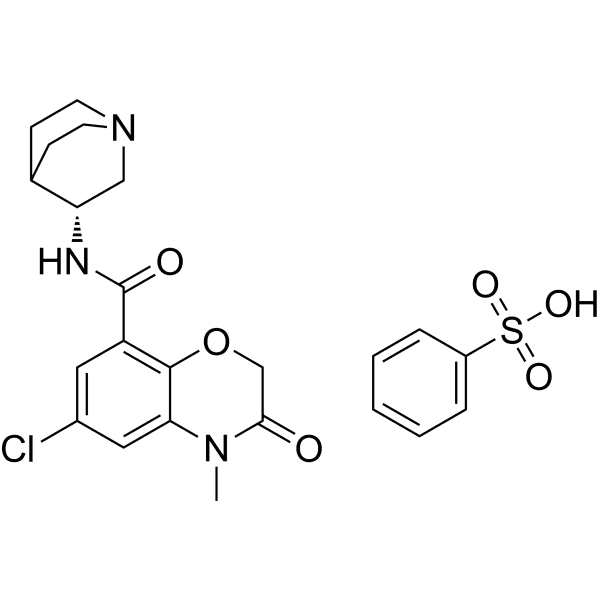 (R)-Azasetron besylate Structure