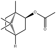 (1R,2S,4R)-bornyl acetate Structure