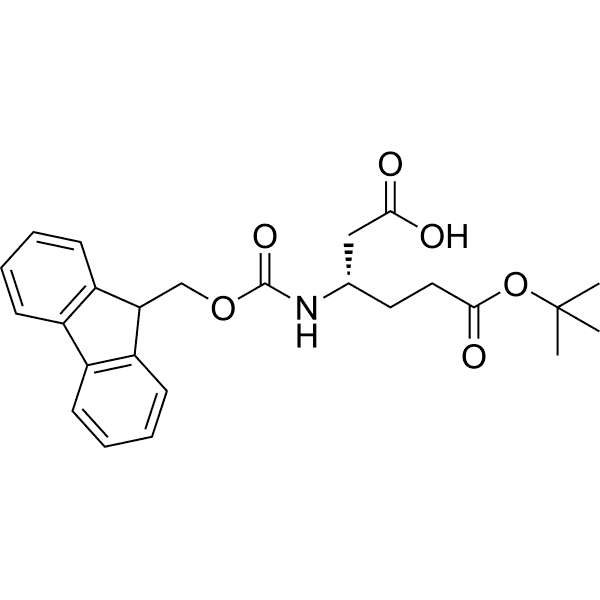 Fmoc-β-HoGlu(OtBu)-OH Structure