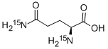 L-Glutamine-15N2 Structure