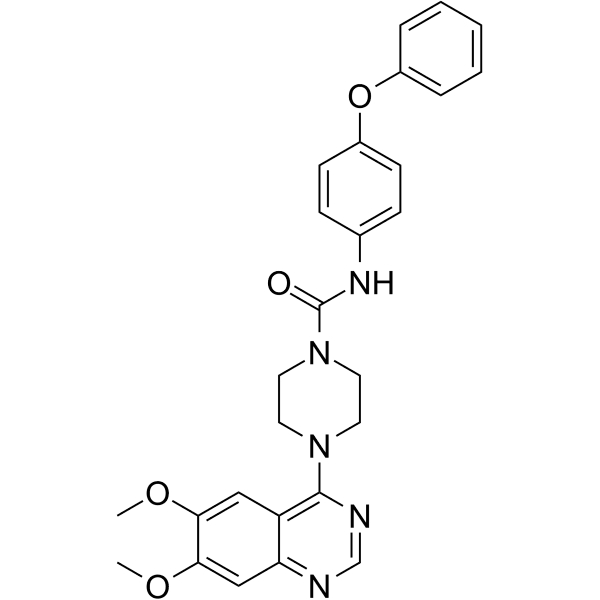 PDGFR Tyrosine Kinase Inhibitor III Structure