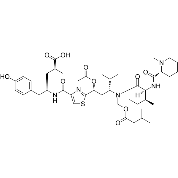 Tubulysin A Structure