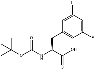 N-Boc-L-3,5-difluorophenylalanine Structure