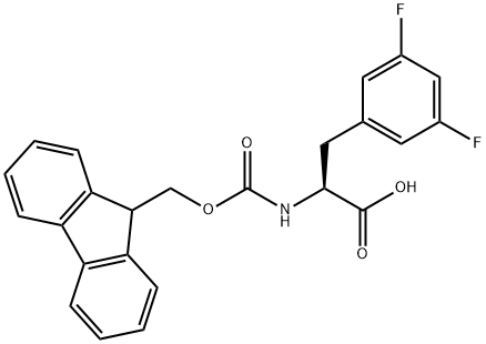 Fmoc-Phe(3,5-DiF)-OH Structure