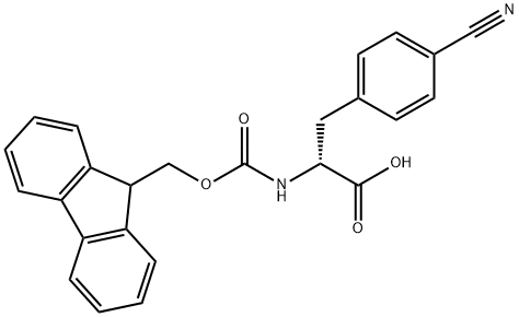 Fmoc-D-Phe(4-CN)-OH Structure