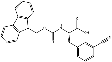 Fmoc-L-3-Cyanophenylalanine Structure