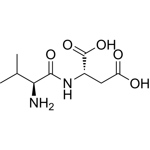 H-Val-Asp-OH Structure