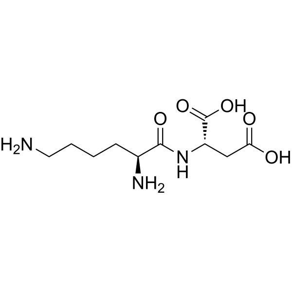 H-Lys-Asp-OH Structure