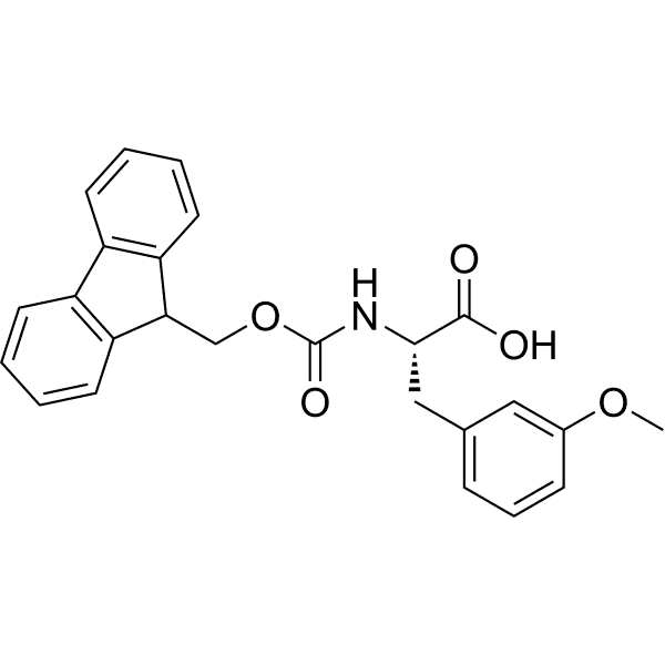 N-[(9H-Fluoren-9-ylmethoxy)carbonyl]-3-methoxy-L-phenylalanine Structure