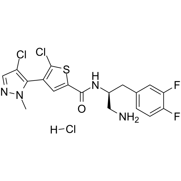 GSK2110183 analog 1 hydrochloride  Structure