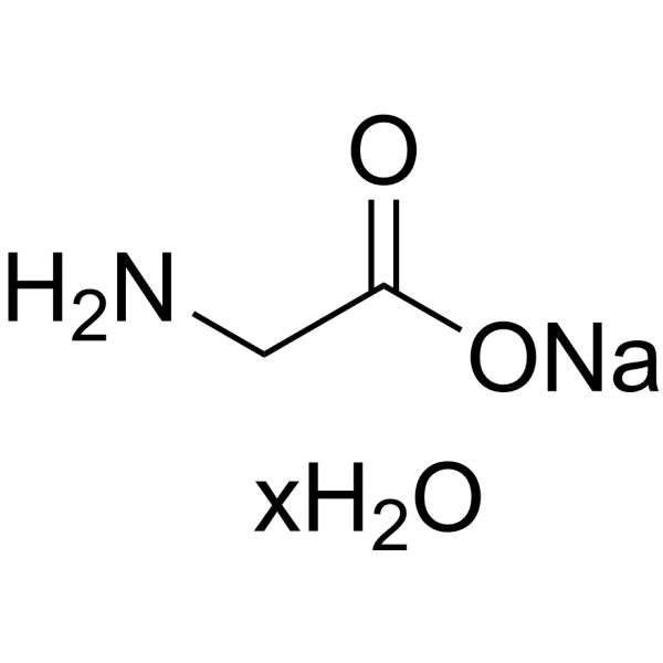 Glycine sodium salt hydrate Structure