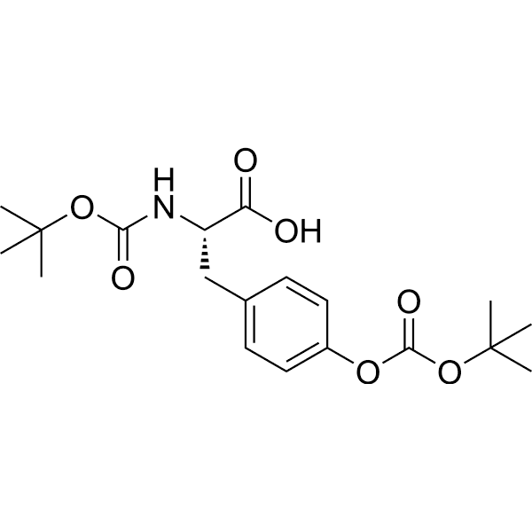 Boc-Tyr(Boc)-OH Structure
